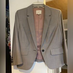 Loft cropped sleeve blazer